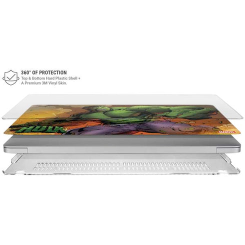 Marvel Hulk Smash MacBook Air 15in (2023-2025) Case plus Skin